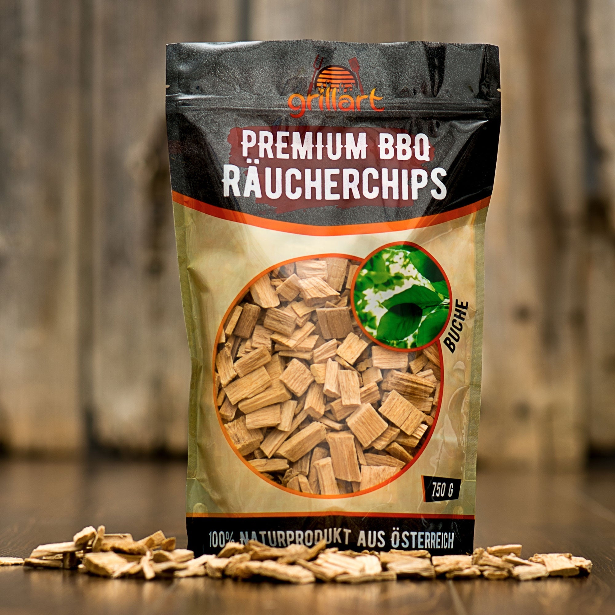 XL Premium Räucherchips Mix - sehr rauchaktives Räucherholz / Holzhackschnitzel - Vorteilspack - grillart®