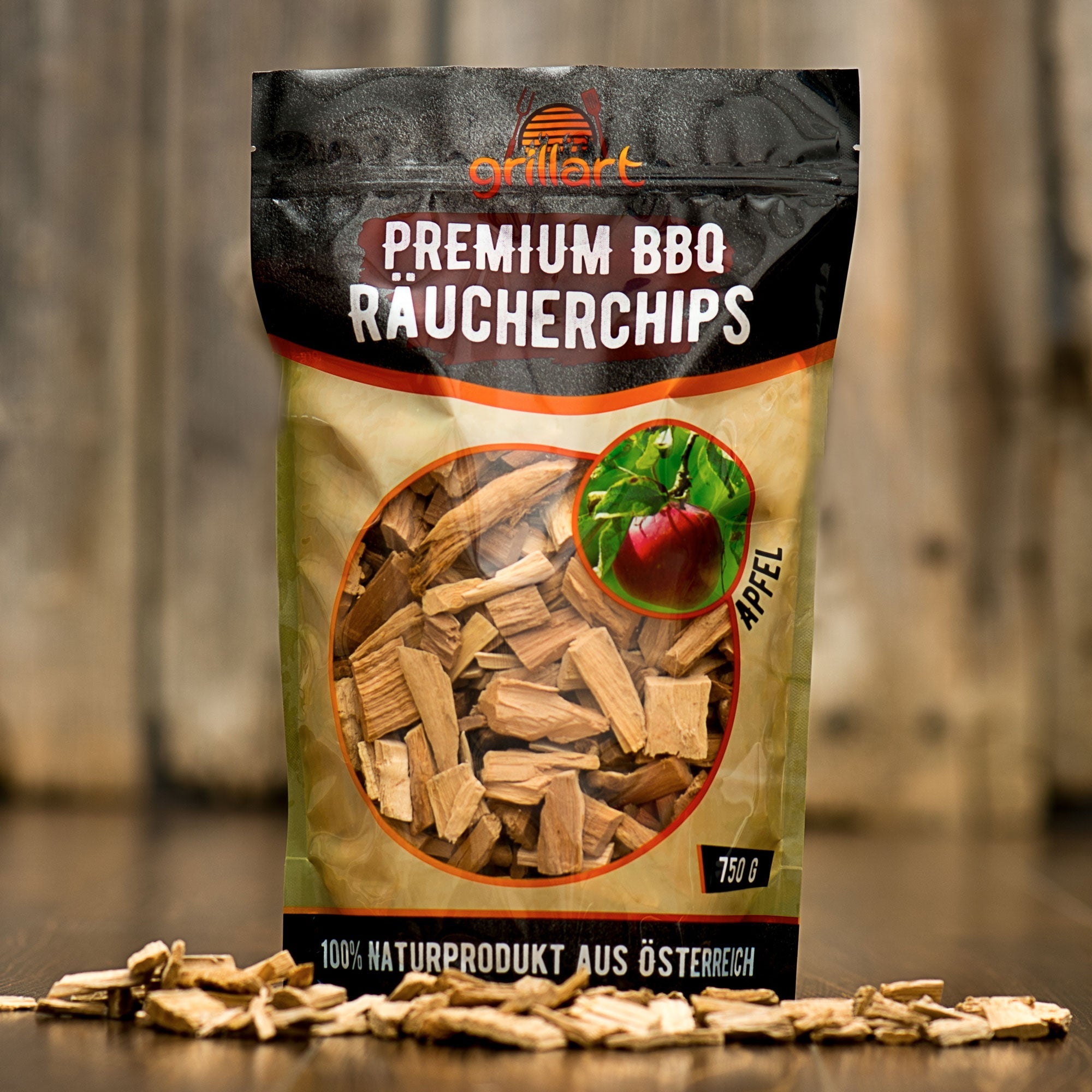 XL Premium Räucherchips Mix - sehr rauchaktives Räucherholz / Holzhackschnitzel - Vorteilspack - grillart®